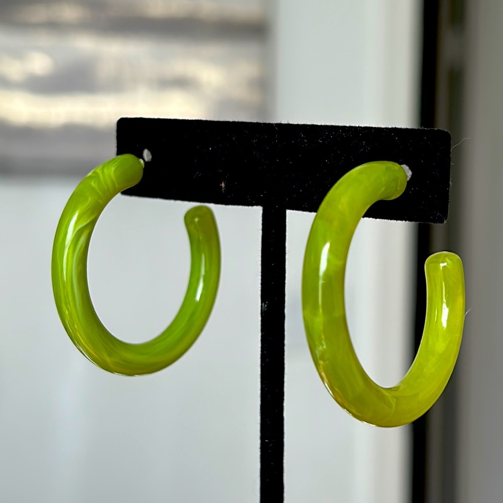 Green Earrings